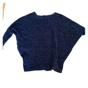 Quarter sleeve 2tone blouse